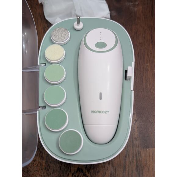 Momcozy Baby Nail File Electric, Gentle Trimmer Green - Picture 8 of 8